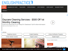 Tablet Screenshot of englishpractice.mobi